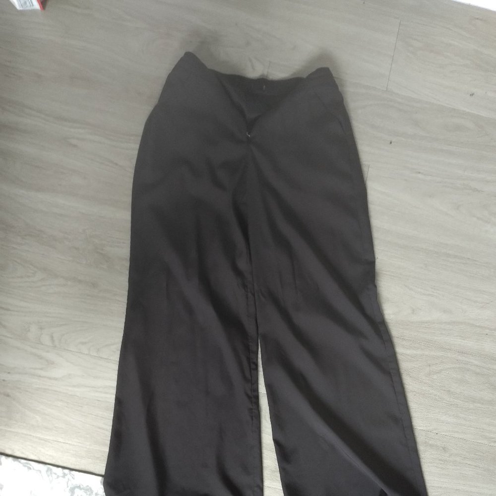 Wide leg black pants